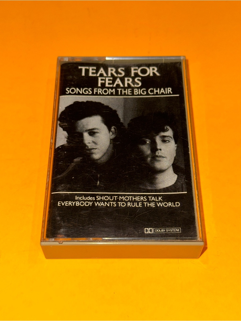 TEARS FOR FEARS: Songs From the Big Chair CASSETTE TAPE 1984 / 1985 CLEAN COND